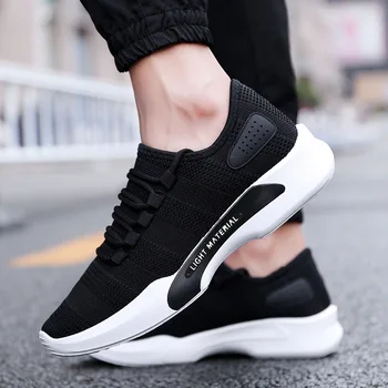 

Lac-up Sneakers New Men Shoes Men Casual Shoes Light Comfortable Walking Shoes Jogging Running Sneakers Man Zapatos Breathable