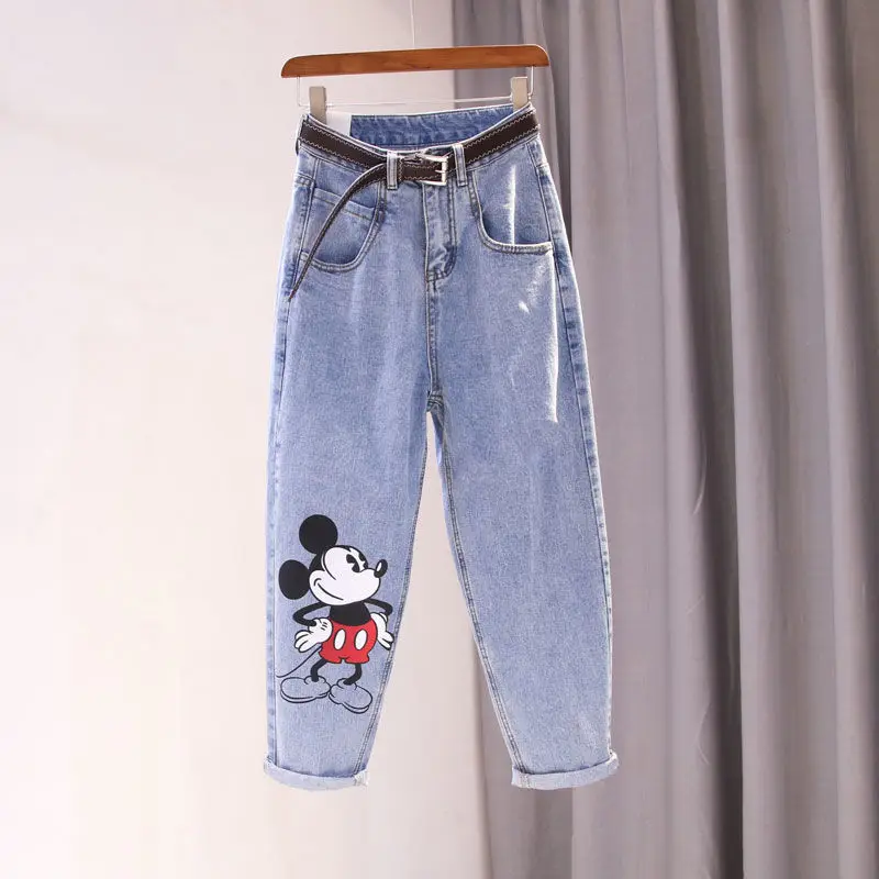 Mickey mouse jeans womens Clearance