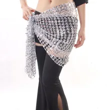 Дешевый костюм для танца живота аксессуар Блестящий набедренный шарф пояс-цепочка на талию юбка фиолетовый розовый синий черный красный