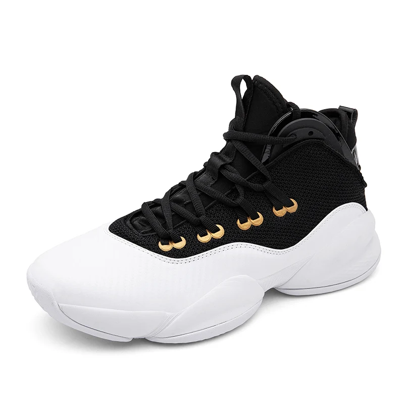 Cushioning-Light Basketball-Sneakers Sports-Shoes No-Slip Casual High-Top Outdoor Breathable