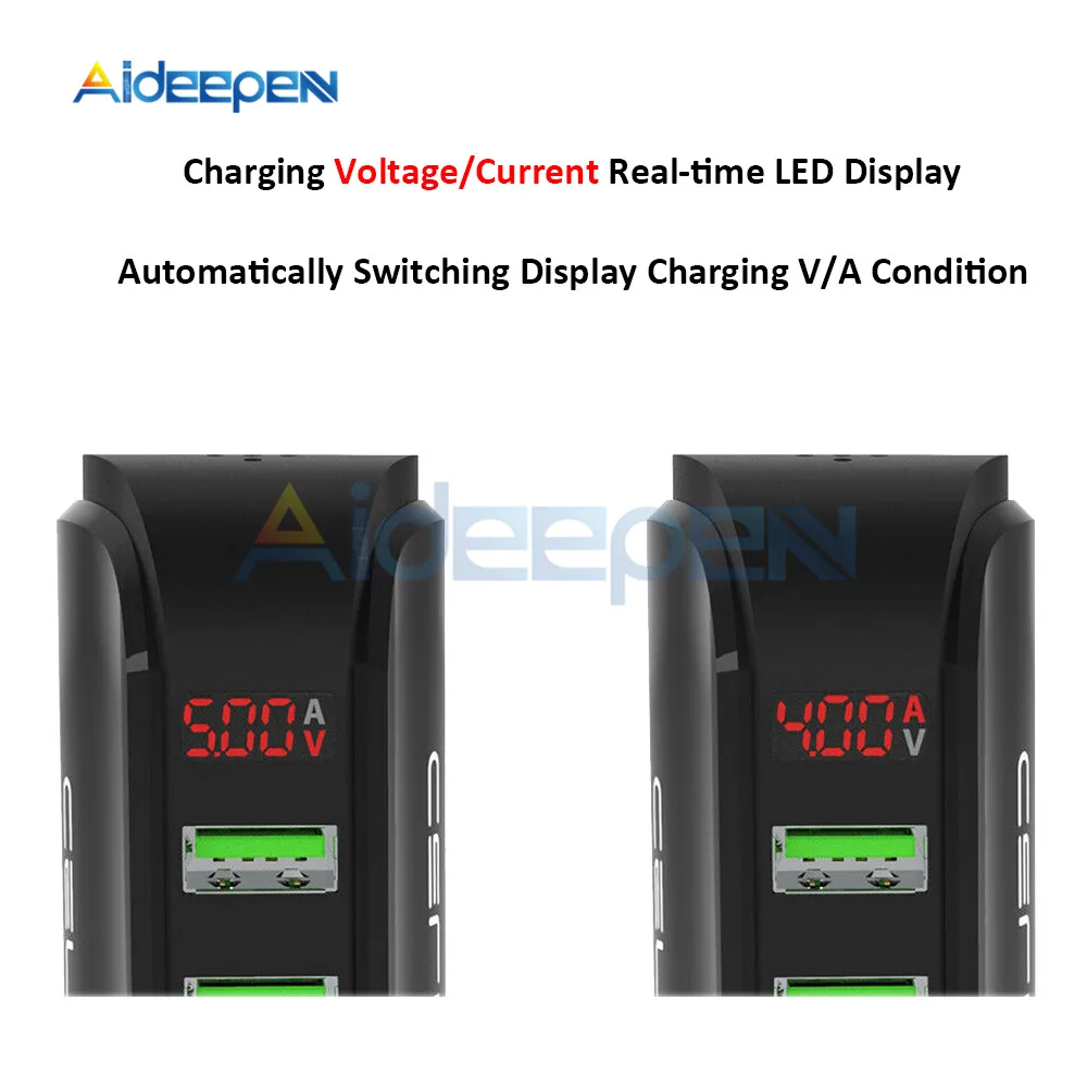 5 портов USB зарядное устройство концентратор светодиодный дисплей док-станция для зарядки с USB универсальный мобильный телефон Настольный настенный домашний зарядное устройство s EU UK US Plug