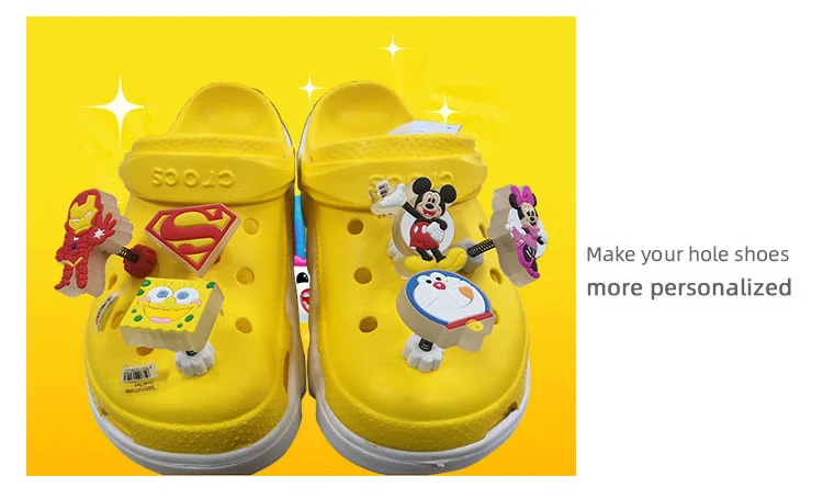 1PCS Avengers Mickey LED Spring Shoe Charms Unicorn PVC Shoe Buckles Light Shoes Accessories Shoe Ornaments Croc JIBZ Kid Gift 1PCS Avengers Mickey LED Spring Shoe Charms Unicorn PVC Shoe Buckles Light Shoes Accessories Shoe Ornaments Croc JIBZ Kid Gift