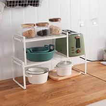 Durable Stainless Steel Shelf Portable Home Organizer Kitchen Dish Bowl Storage Racks Household Oven Holder Daily Usage Supplies