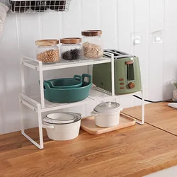 Durable Stainless Steel Shelf Portable Home Organizer Kitchen Dish Bowl Storage Racks Household Oven Holder Daily Usage Supplies