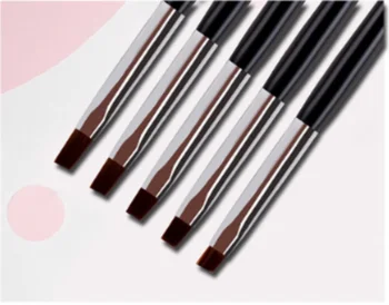 

Nail Art Brush Acrylic UV Gel Salon Pen Flat Drawing Painting Tips Manicure Brushes Kit Dotting Tool /1000