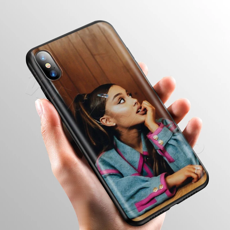 Webbedepp Ariana Grande Прекрасный чехол для Apple iPhone 11 Pro XS Max XR X 8 7 6 6S Plus 5 5S SE - Цвет: 9