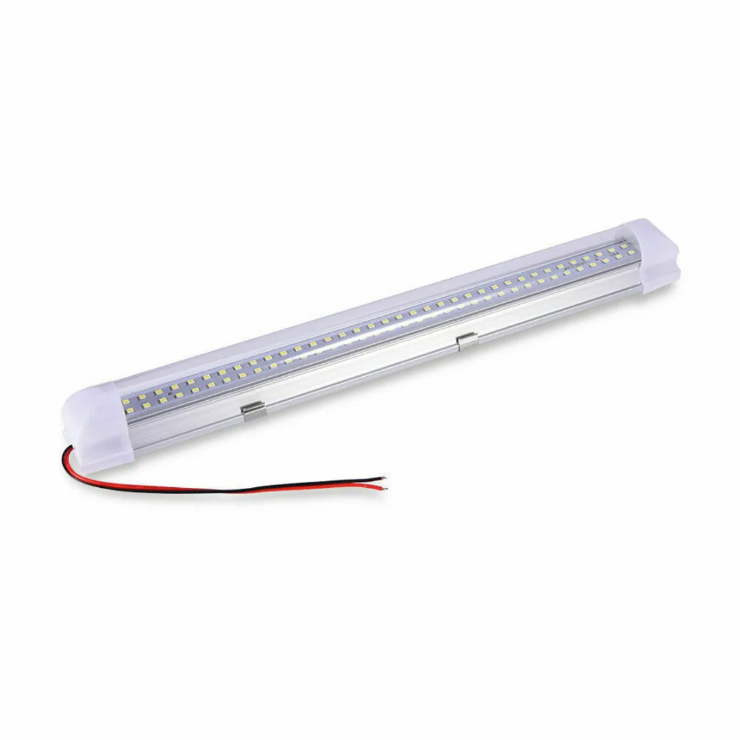 

2Pcs 12V Interior LED Light Strip 72 LED Light Bar Night Light Flashlight For Van Car Light Energy Saving Supplies