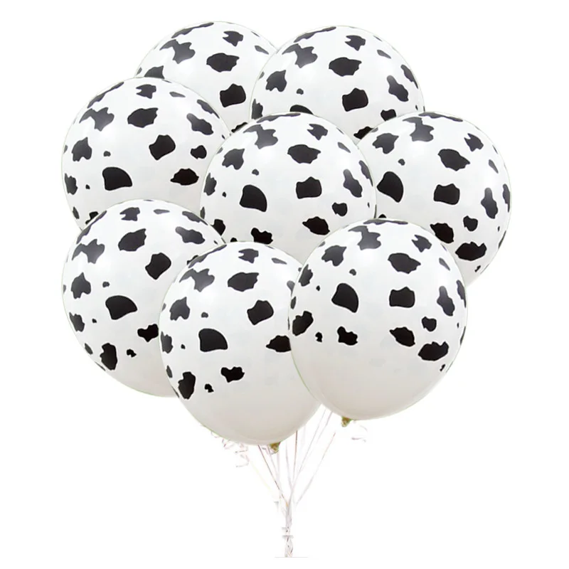 40 шт./партия Мультяшные животные globos Корова печать латексные шары для фермы тематическая вечеринка на день рождения украшения детский Душ Поставки