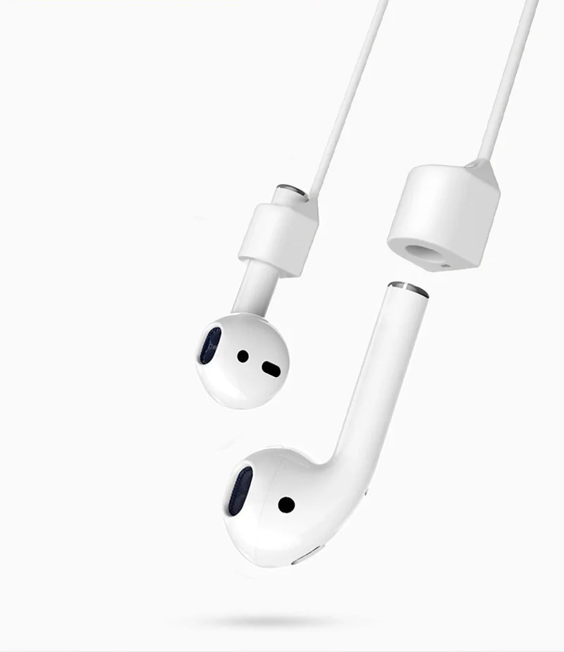 Kabel pemegang tali earphone silikon anti-hilang untuk tali iPhone - Audio dan video mudah alih - Foto 2