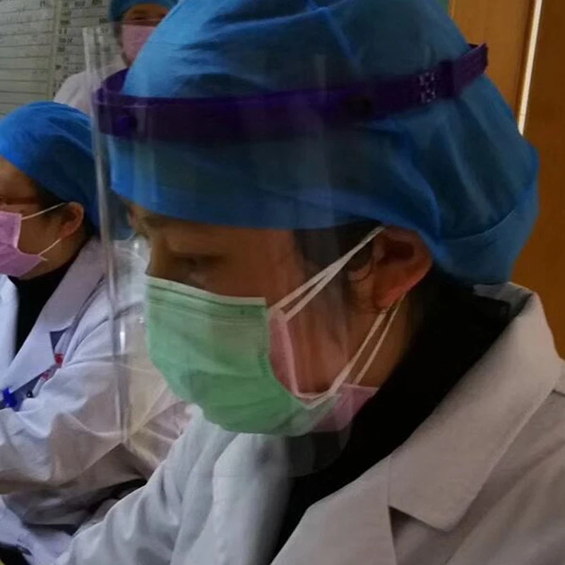 

Transparent Anti-droplet Mask Anti Saliva Fog Plastic Protective hood/ Cap rotective Faceshield Cover Visor Dust Proof