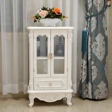 Armoire à vin européenne en bois, bord de manger Rural, fumée, 5 arche pour recevoir une arche, armoire en verre unilatérale, armoire à thé