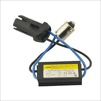 

2PCS Car Light LED Decoder Resistance Decoding Line Anti Flicker Warning Canceller (Strong Socket)