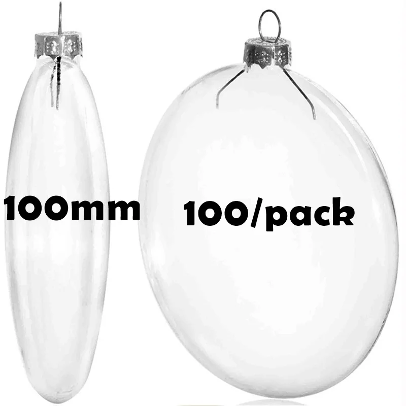 Ornaments 3.15Inch Pack of 6 youseexmas Clear Glass Disc Ornaments DIY