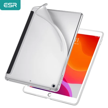 

ESR Rebound Soft Shell for iPad 7 2019 Clear TPU Back Cover Case Fits with Smart Keyboard & Smart Cover for iPad 7th Gen 10.2"
