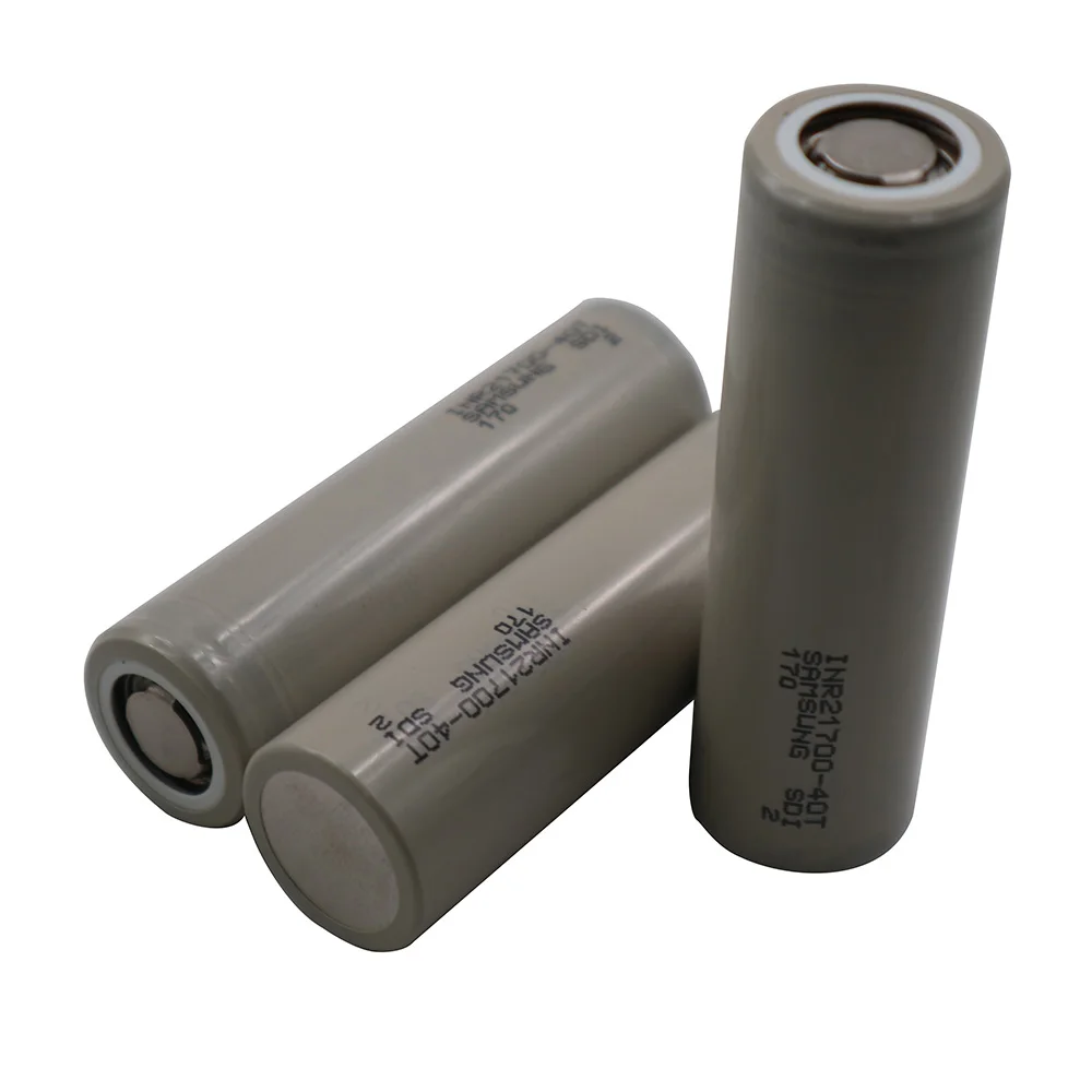 C & P-batería de alta potencia 21700, 4000mAh, INR21700, 40T, Samsung, célula de descarga de corriente, 45A, recargable, Li-Ion, 3,6 V, 30A