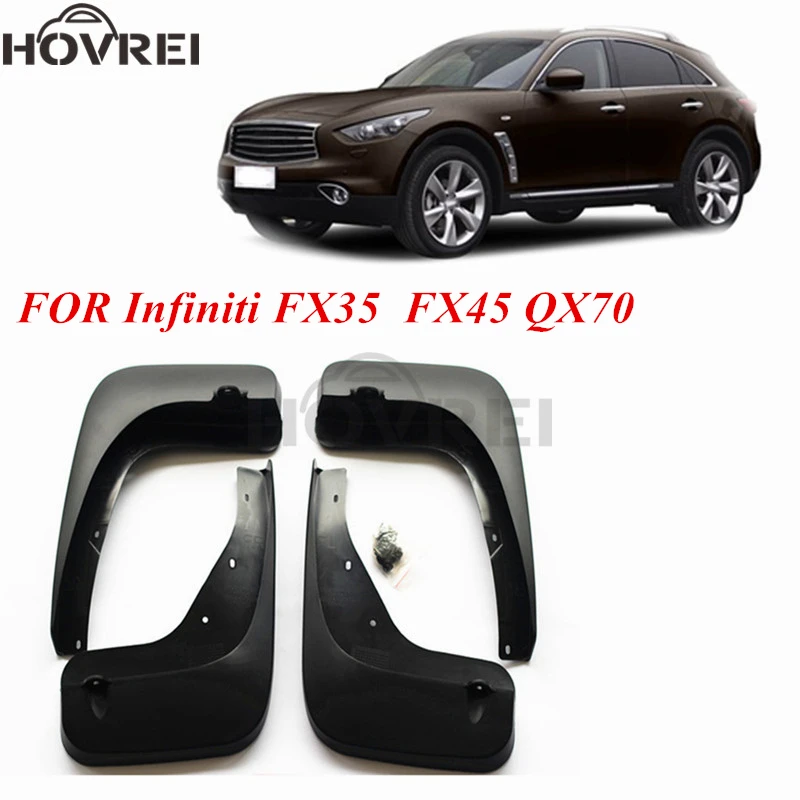Брызговики для автомобиля Infiniti FX FX35 f45 FX37 FX50 QX70 2009 2017 брызговики 11 2012 2013 2014 2015