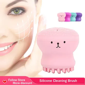 

Silicone Face Cleansing Brush Beauty Washing Pad Facial Exfoliating Pore Blackhead Cleaner Brush Tool Face Washing Product