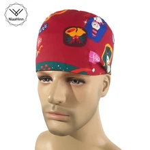 Уход принт Хирургические Скраб Кепки s Шапки медицинская Рабочая головной убор хлопок хирурга или шляпа ветеринарный Кепки стоматолог шапочки для медсестры