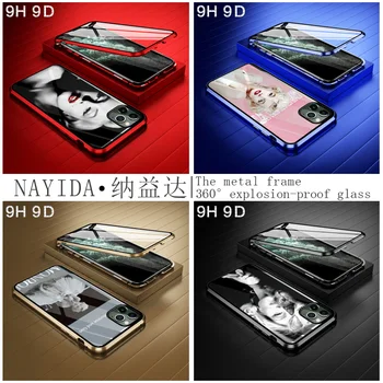 

9D Protective Glass Phone Cases Cover for iPhone 11 Pro X XS Max XR Tempered Glass 6 6S 7 8 Plus marilyn monroe elvis case