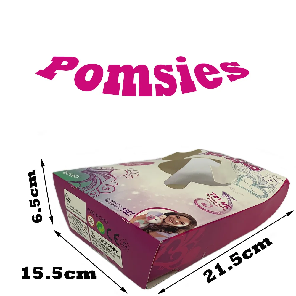 Pom Pom Cat With Light and Comb Adorable Pet Toy Girl Birthday Gift Children Toy Play Set