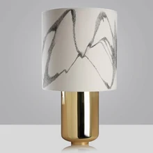 Lujosa lámpara de escritorio de dibujos o patrones coloridos, lámpara de escritorio de estilo chino, modelo de estudio, lámpara de escritorio artística para sala de estar dormitorio(China)