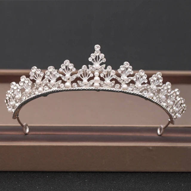 Wedding Crown Hair Jewelry Bridal Headpiece woman Baroque Rhinestones Crystal Tiaras Bride Party Crowns Wedding Hair Accessories Silver