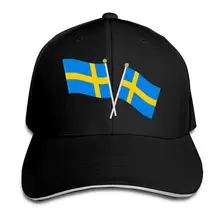 Бейсболка для мужчин и женщин с флагом Швеции