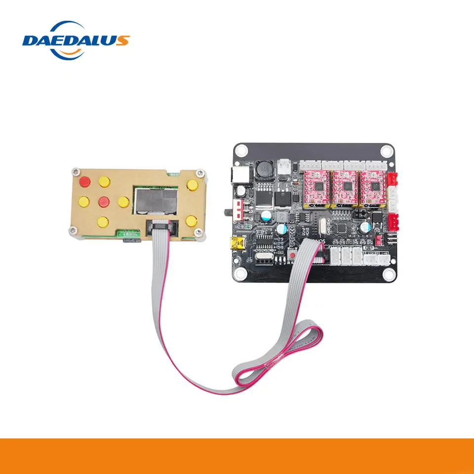 Daedalus ЧПУ потому что вы думаете в автономном режиме Управление; с Bluetooth версии 3 Axis CNC Управление; GRBL Управление Оффлайн-плата для 3018 гравировальный станок