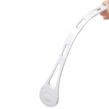 

Shower Body Brush with Sponge Brush, Nylon, Massage Brush,Back Scrubber Bath Mesh Sponge with Curved Long Handle for Skin Exfoli