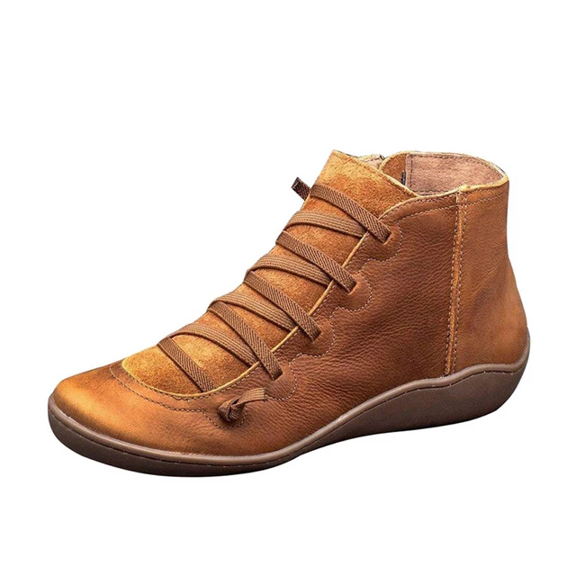 Dropship Boots 2019 Autumn Winter Retro Punk Women Boots Fashion Genuine Leather Ankle Boots Zapatos De Mujer Wram Botas Mujer tanie i dobre opinie SHUJIN Rome Solid Flat with Basic Round Toe Spring Autumn Rubber Flat (≤1cm) 0-3cm Slip-On Fits smaller than usual Please check this store s sizing info Dropship Boots 2019 Autumn Winter Retro Punk Women Boots Fashion Genuine Leather Ankle Boots Zapatos De Mujer Wram Botas Mujer tanie i dobre opinie SHUJIN Rome Solid Flat with Basic Round Toe Spring Autumn Rubber Flat (≤1cm) 0-3cm Slip-On Fits smaller than usual Please check this store s sizing info