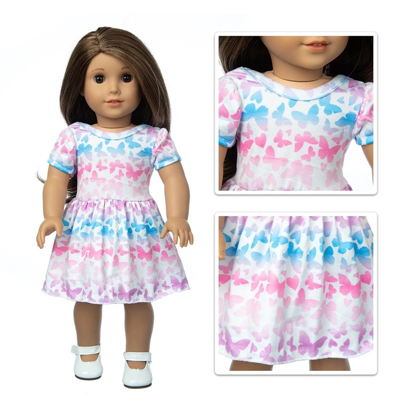 

Butterfly Dress Clothes fits for American girl 18" american girl doll alexander doll best gift