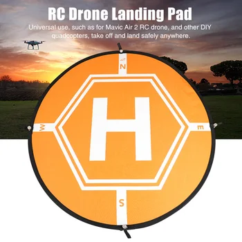 

31inch Training With 4 LED Lights RC Quadcopters Station Waterproof Landing Pad Foldable Accessories For DJI Mavic Air Mini