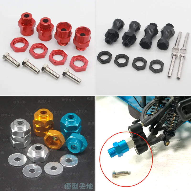 Adapters Hex 12mm Wheel 17mm Rc Big Wheels Hex 17mm 17mm Rc Car