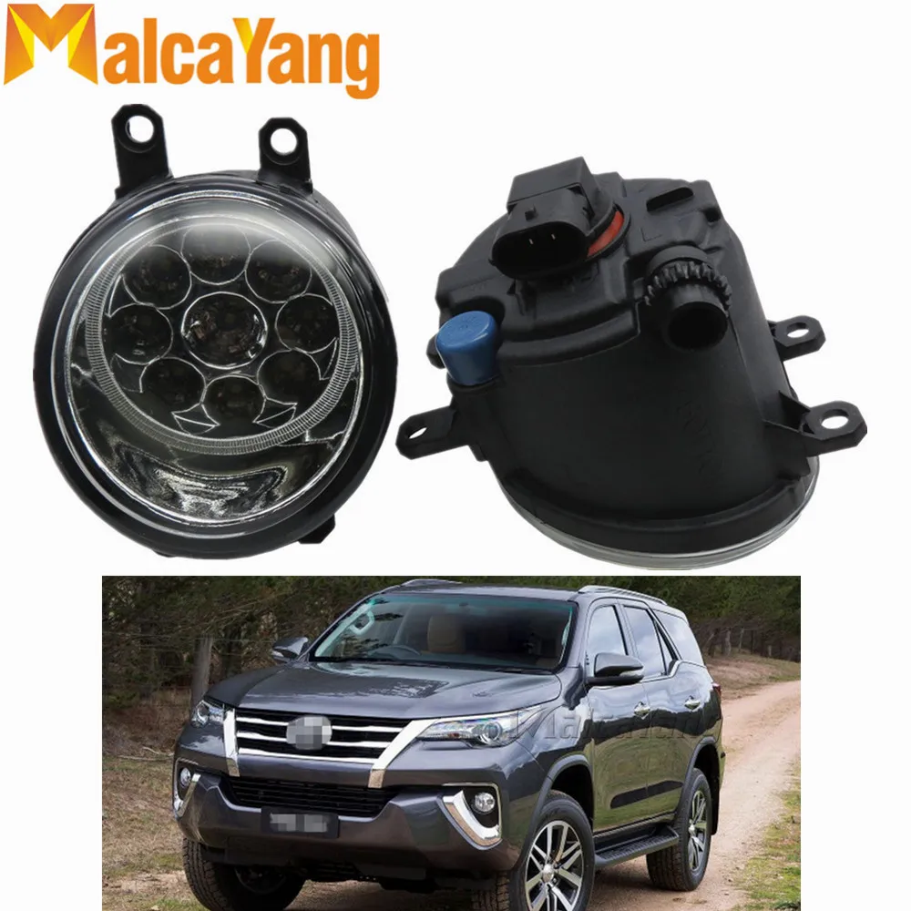 Супер яркие светодиодный противотуманные фары белые лампы 81210-06052 для Toyota Fortuner 2015