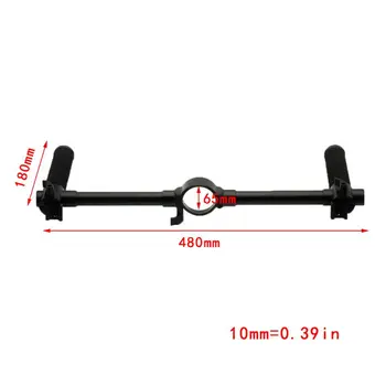 

Dual Handle Grip Extended Handheld Mount Kit Accessories Aluminum Alloy for Ronin S Zhiyun Crane 2 Gimbal Stabilizer D08A