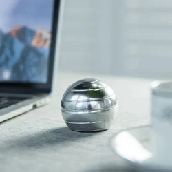 Gyro rotatif en alliage d'aluminium pour adulte, jouet de bureau anti Stress, décompression, hypnose, bout des doigts, Spinner cinétique rond, cadeau 