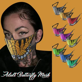 

Butterfly Printed Cycling Mask Windbreak Breathable Mouth Cover Fashion Outdoor Sports Facemask Unisex Adult Tapabocas Masque