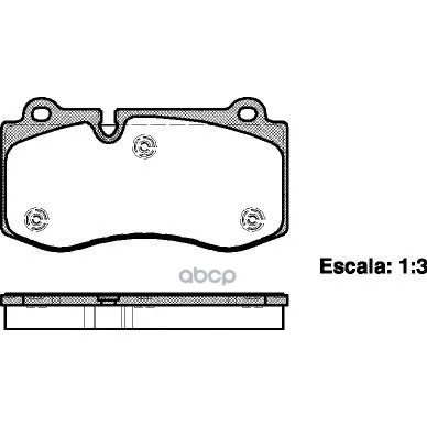 1202 00_=Fdb4055 [A0044206220]!Колодки Дисковые П Mb W221 3.5/5.0/6.0/3.2cdi 05 Remsa 120200 Remsa арт. 120200