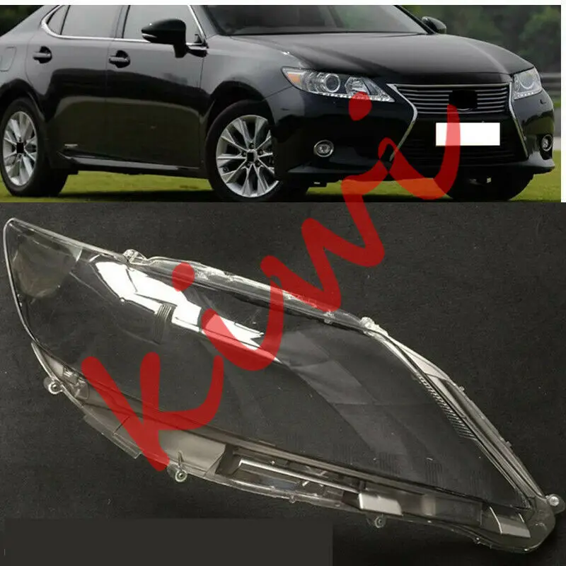 Для Lexus ES350 ES250 2013- Высокое качество правая боковая фара крышка прозрачный ПК+ клей Замена 1 шт