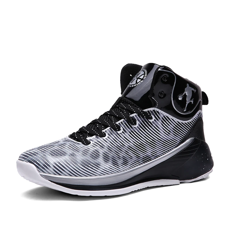 Баскетбольные кроссовки ForMotion zapatillas hombre Deportiva Jordan дышащие ботильоны ретро кроссовки спортивная обувь Нескользящая - Цвет: Black