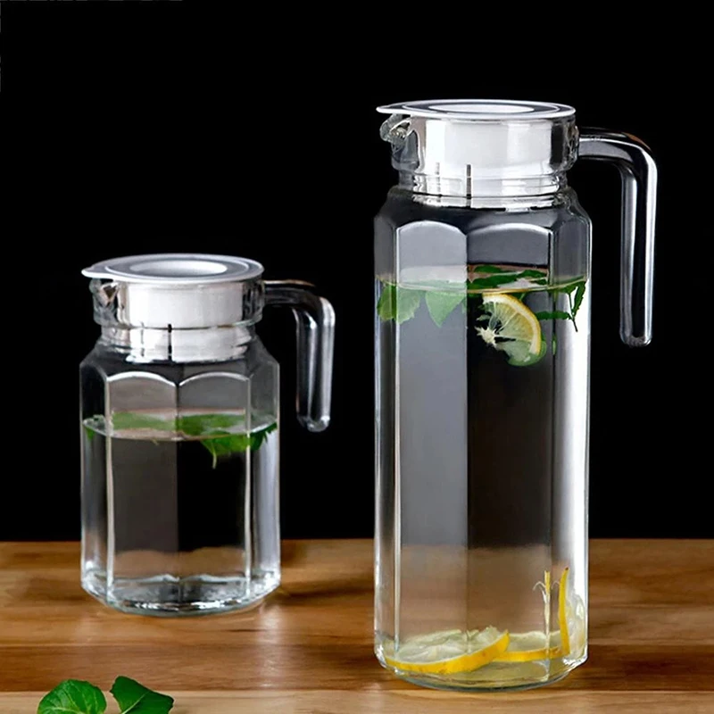 1/2pcs Plastic Covers Stoppers Anti Dust Non Splash Bottle Plugs Leak Proof Caps for Bistro Pitcher Lids Glass Water Carafe 2021 | Дом и сад
