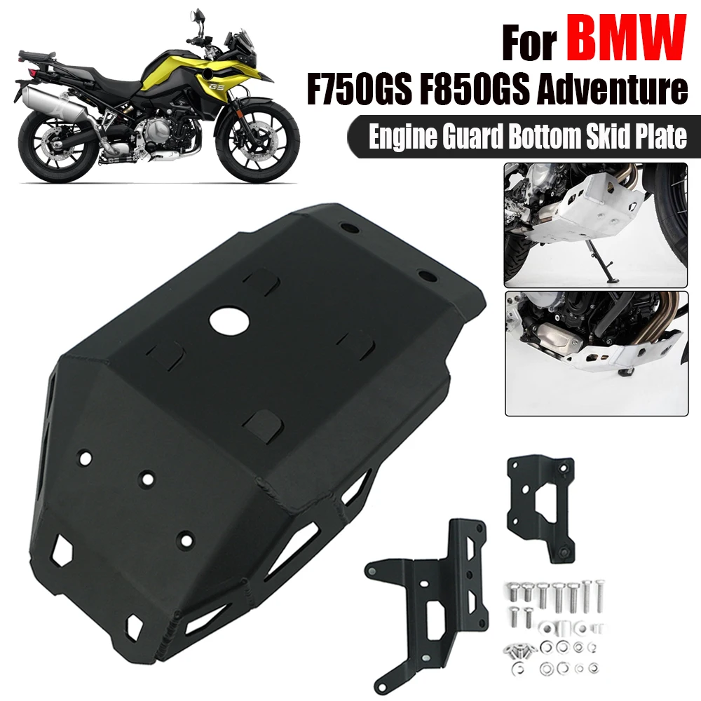 

For BMW F750GS F850GS ADV F 850GS Adventure 2018 2019 Motorcycle Lower Chassis Engine Guard Bottom Skid Plate Splash Protection