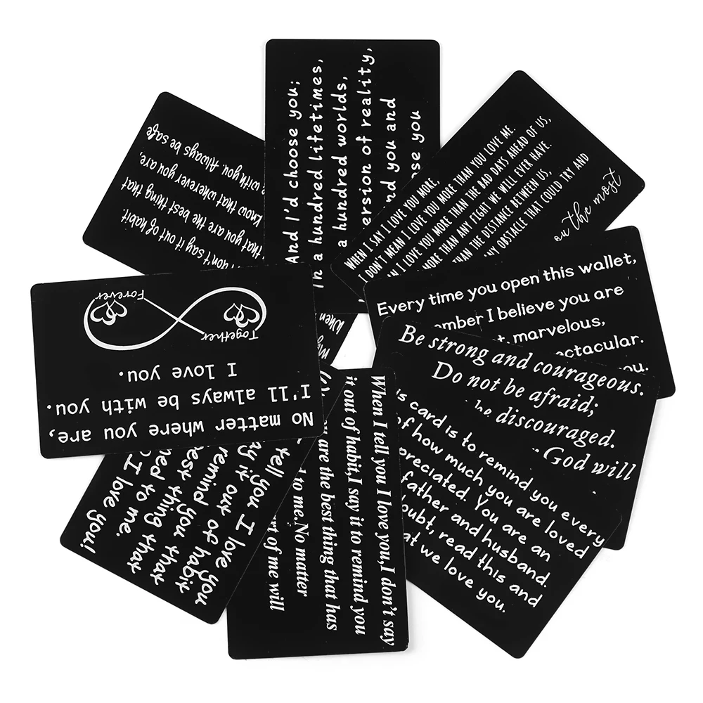 Мужской кошелек с гравировкой Love Note мини перманентной вечерние подарки на