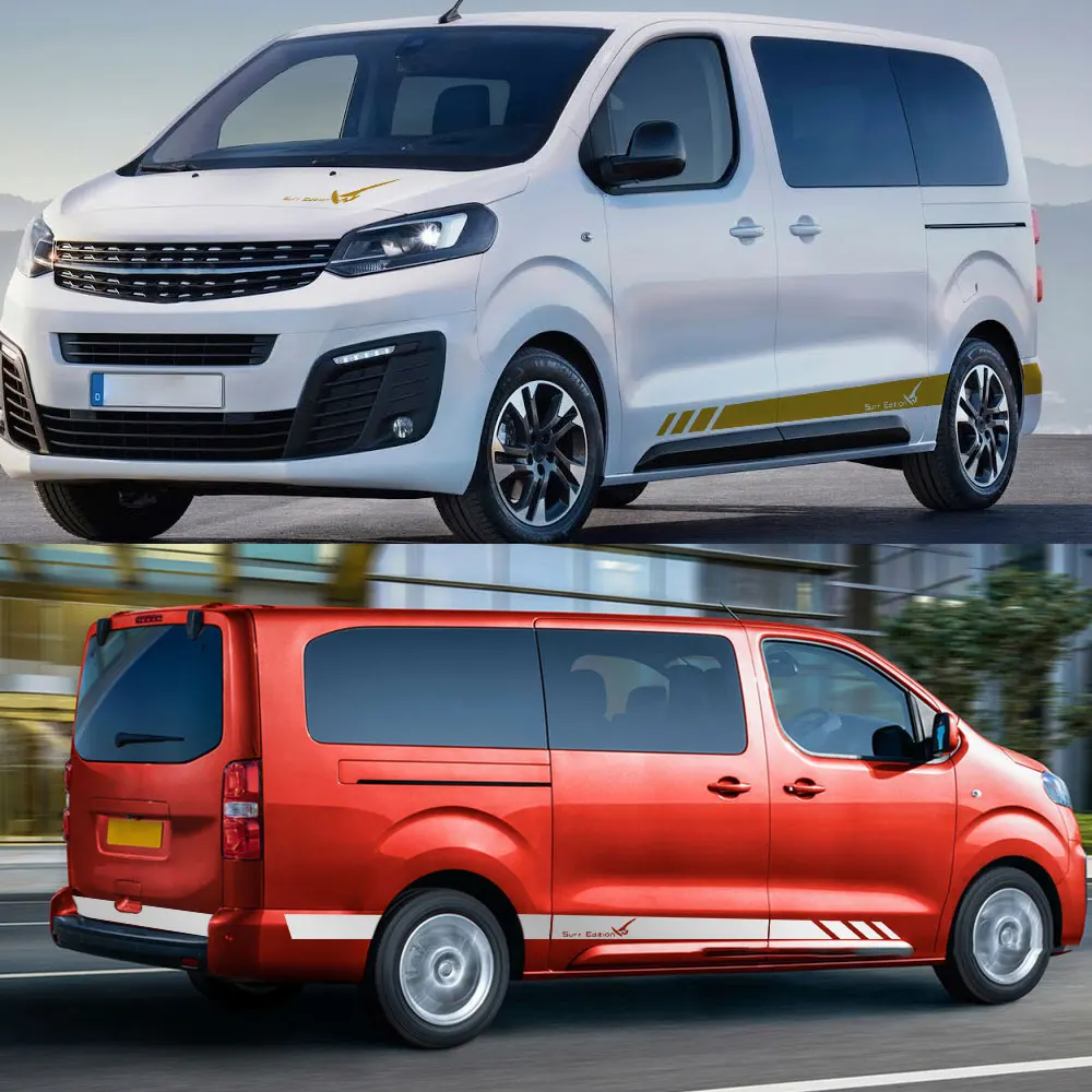 4 Pezzi Adesivi Per Carrozzeria Per Peugeot Traveller Opel Zafira Life Carosserie Camper Van Graphics Decalcomanie In Vinile Accessori Per La Messa A 