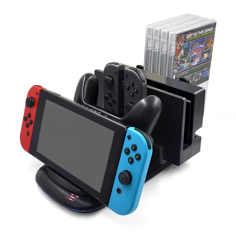 

Exclusive Private Mode Switch Multi-functional Charging Base NS Disc Storage Holder Switch7-in-1 Fixed Charger