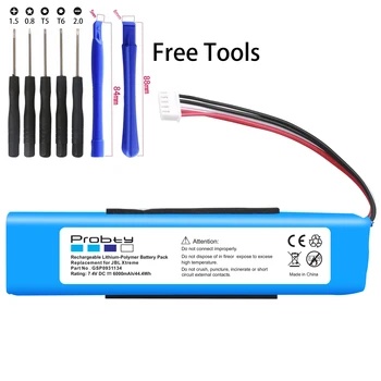 

7.4V 6000mAh GSP0931134 Battery for JBL XTREME Xtreme Speaker Batteries+Disassembly tool