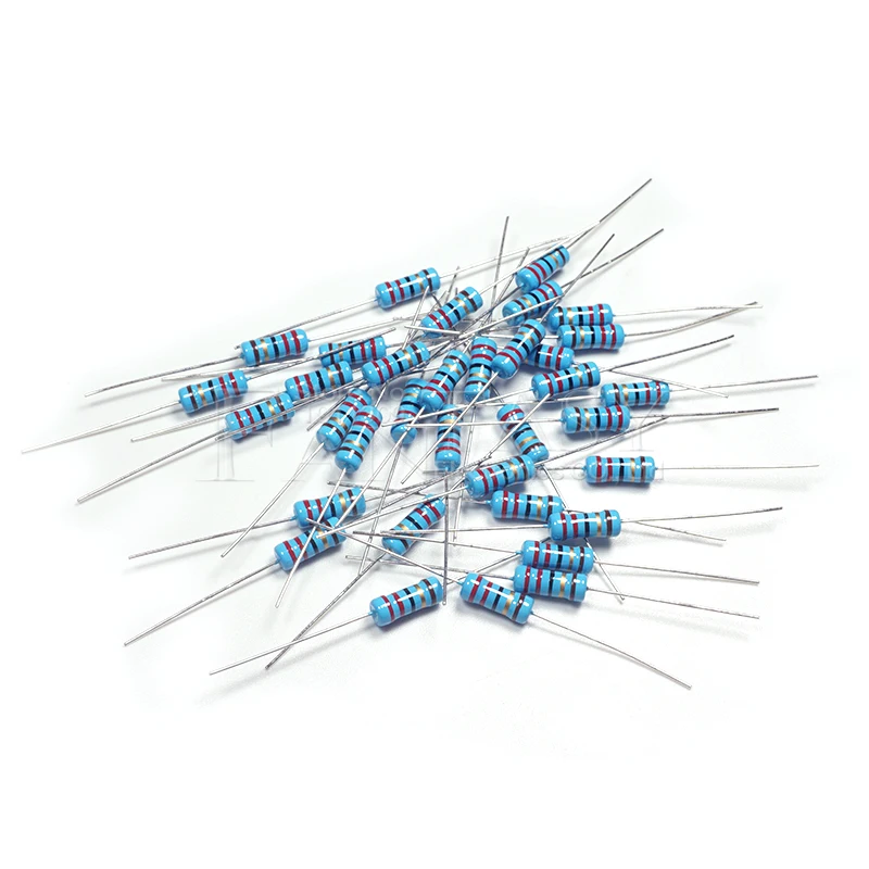 Metal film resistor 20pcs 1W 1% 1R ~ 1M 2R 10R 22R 47R 100R 330R 1K 4.7K 10K 22K 47K 100K 330K 470K 1 2 10 22 47 100 330 ohm