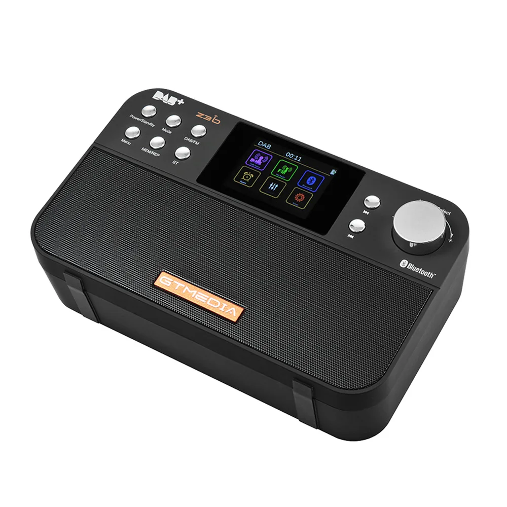 GTMEDIA Z3B портативное цифровое радио DAB+ FM радио 2,4 дюймов TFT-LCD цветной дисплей Bluetooth 4,0 стерео радио Поддержка Будильник