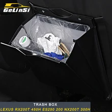 Gelinsi для LEXUS RX200T 450H ES250 200 NX200T 300H автомобильный мусорный бак, мусорный бак, пылезащитный чехол, держатель, подвесной Магнитный ящик