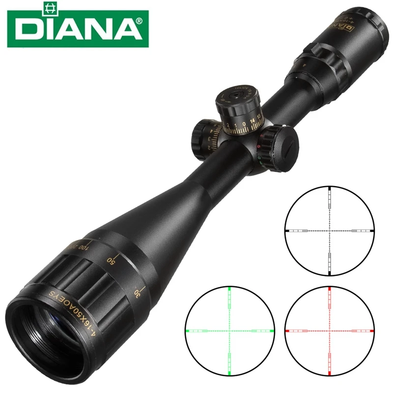Diana 4-16X50 тактический прицел оптический с подсветкой винтовка страйкбол